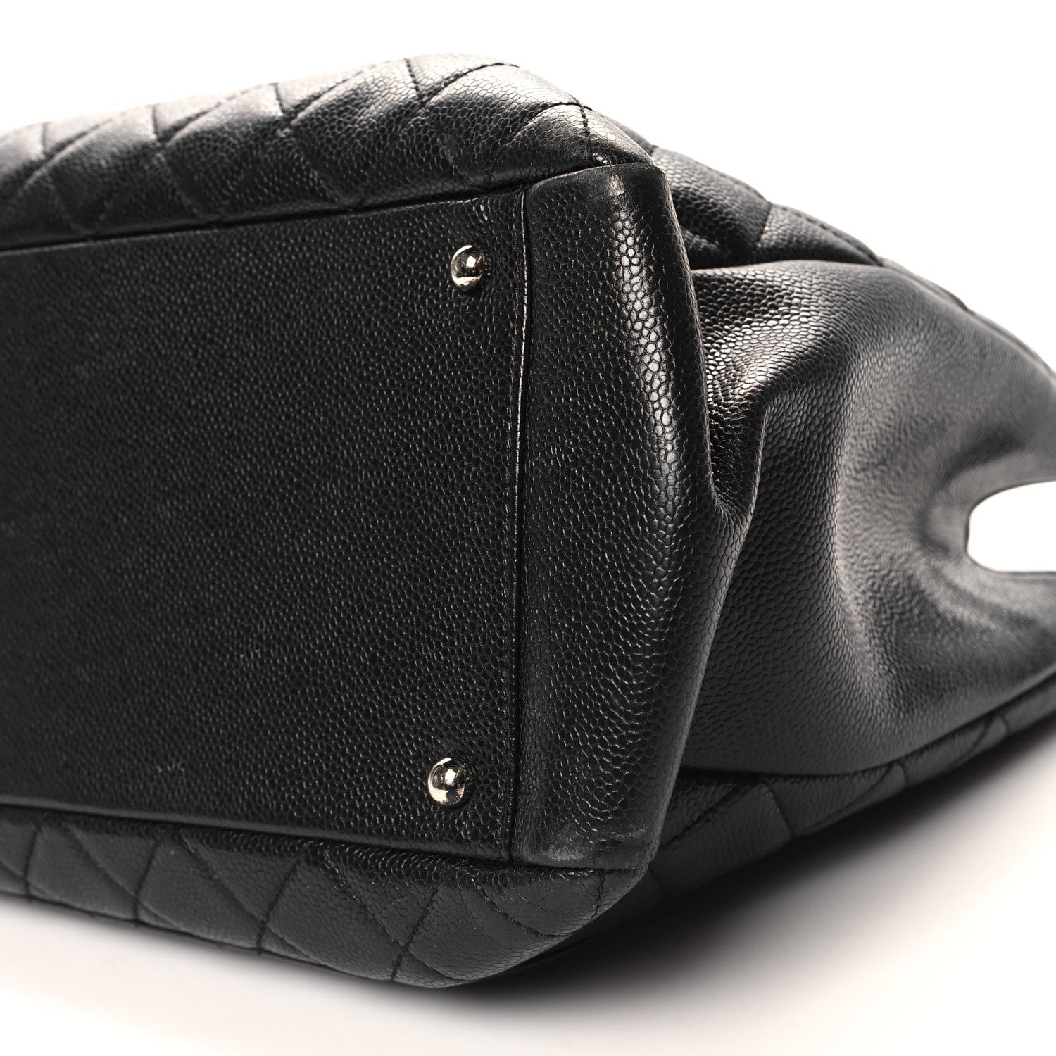 Chanel Caviar Quilted XL Grand Shopping Tote GST Black 11 of 11