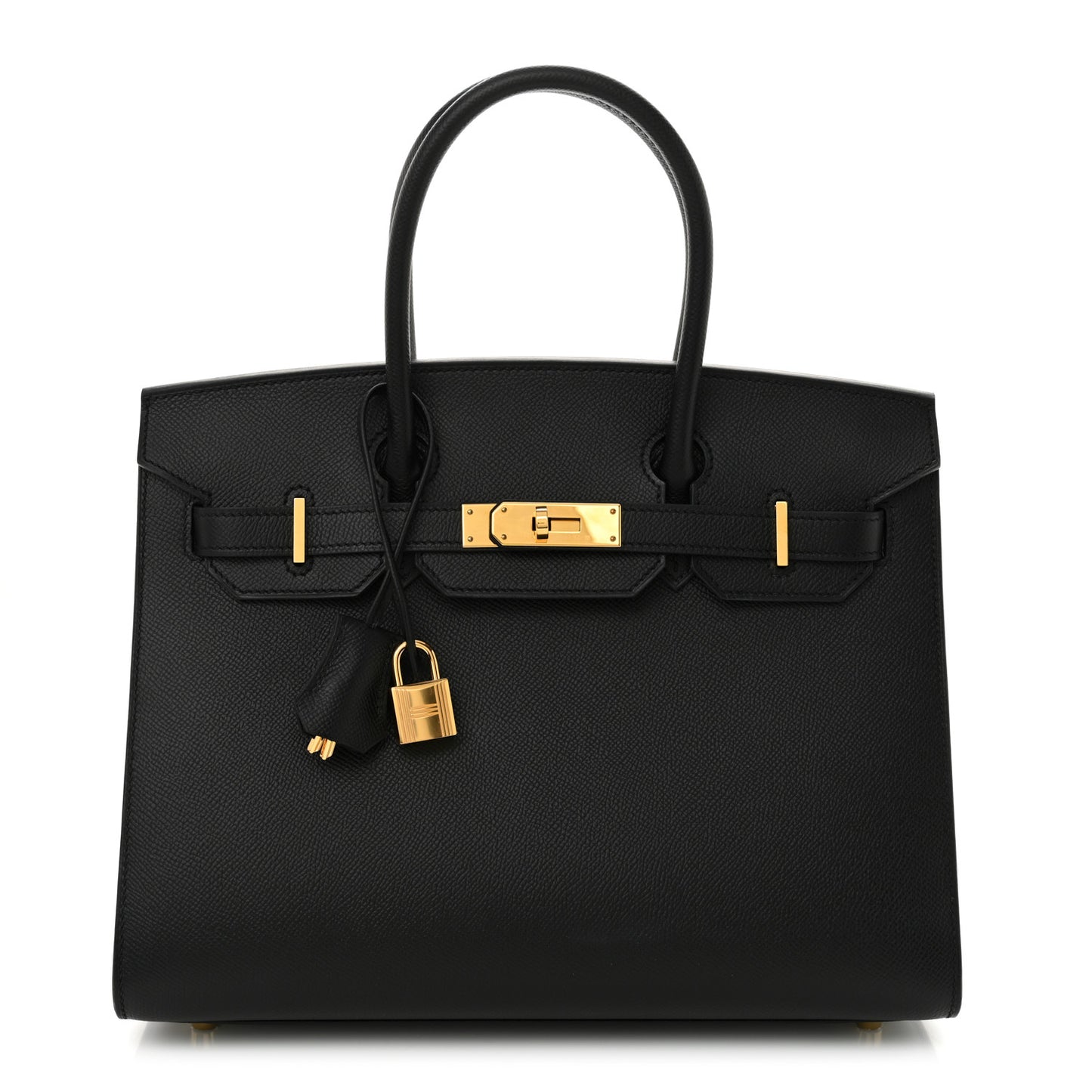 Madame Calfskin Birkin Sellier 30 Black