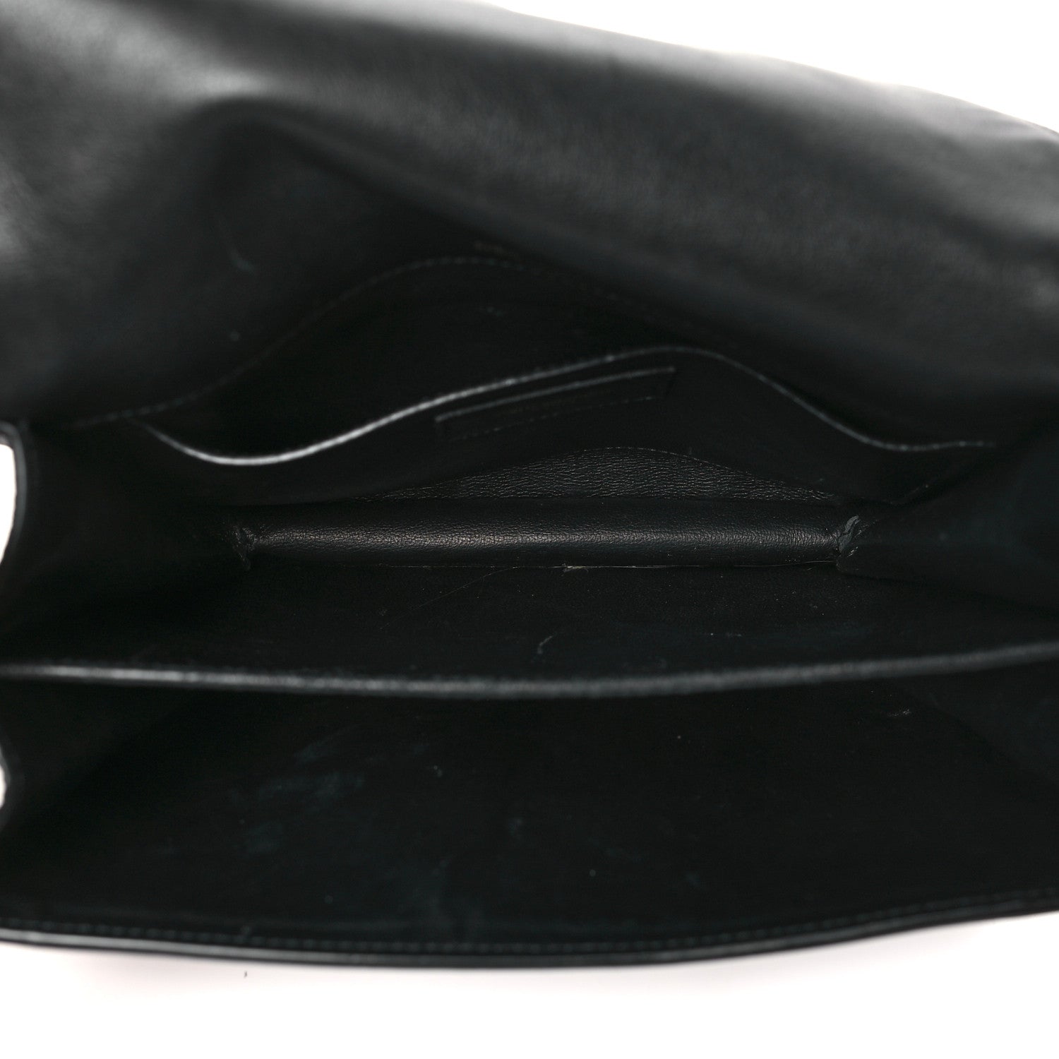 Saint Laurent Suede Smooth Calfskin Monogram Medium Solferino Soft Satchel Black 5 of 11