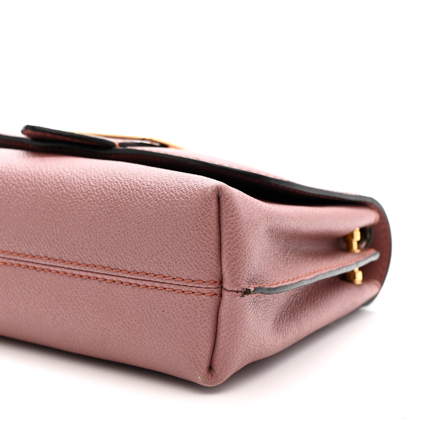 Soft Grain Calfskin Small Medley Crossbody Dusty Pink