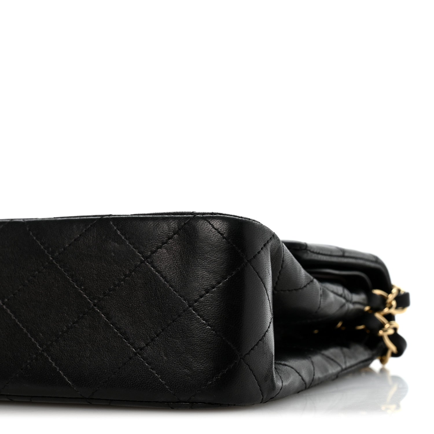 Chanel Lambskin Quilted Medium Double Flap Black 10 of 13