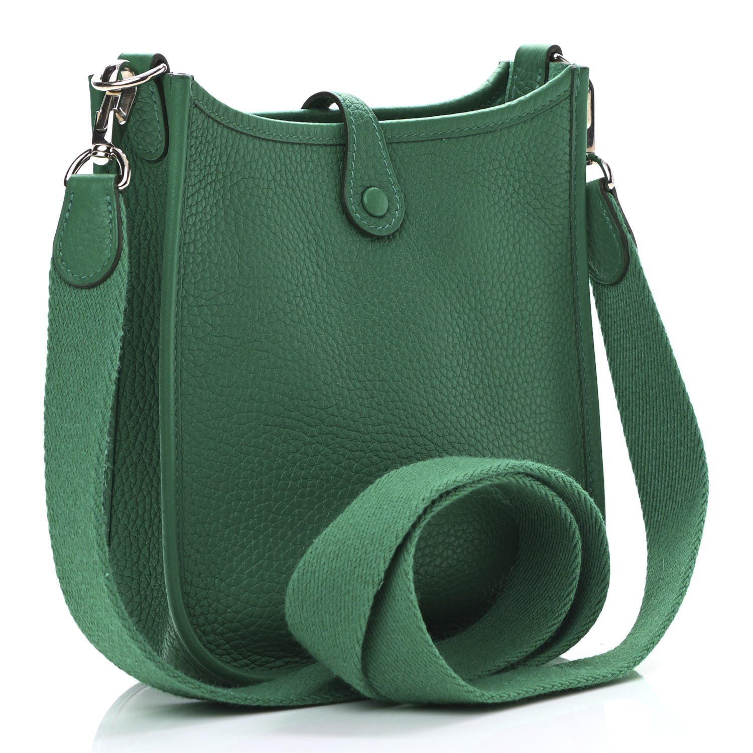 Hermes Taurillon Clemence Evelyne TPM Vert Vertigo 3 of 11
