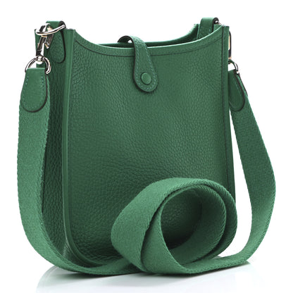 Hermes Taurillon Clemence Evelyne TPM Vert Vertigo 3 of 11