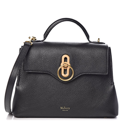 Mulberry Small Classic Grain Calfskin Mini Seaton Black 1 of 11