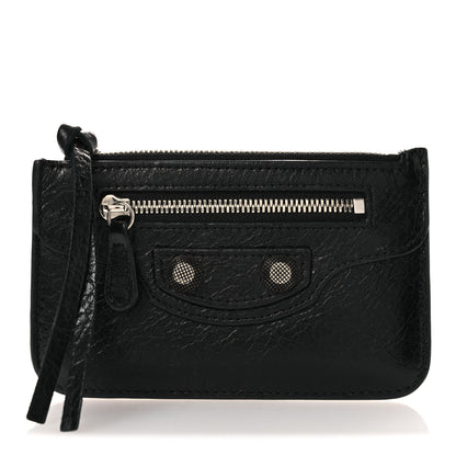 Balenciaga Agneau Le Cagole Coin Card Holder Black 1 of 8