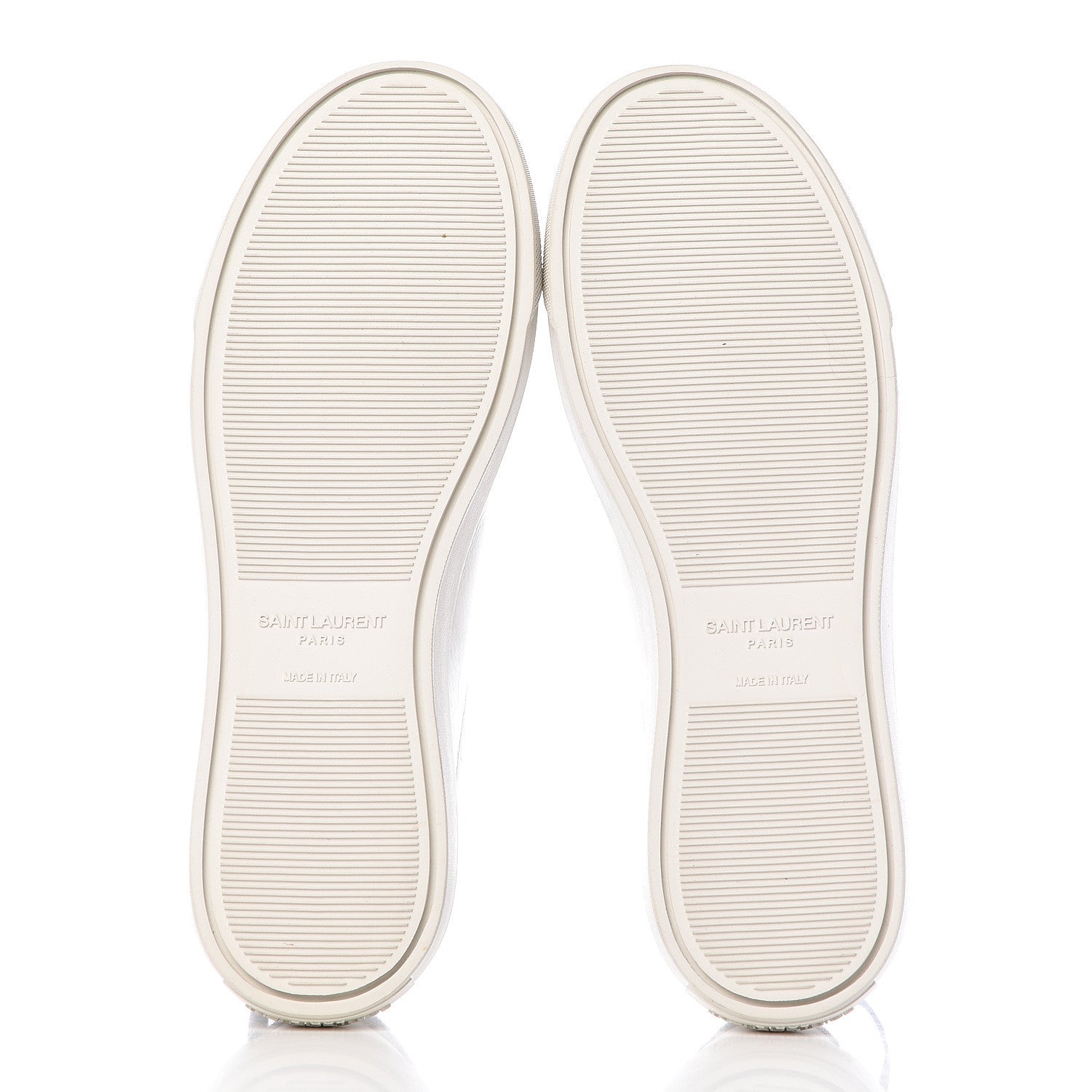 Saint Laurent Calfskin Pony Hair Leopard Print Andy Low Top Sneakers 36.5 Optic White 6 of 16