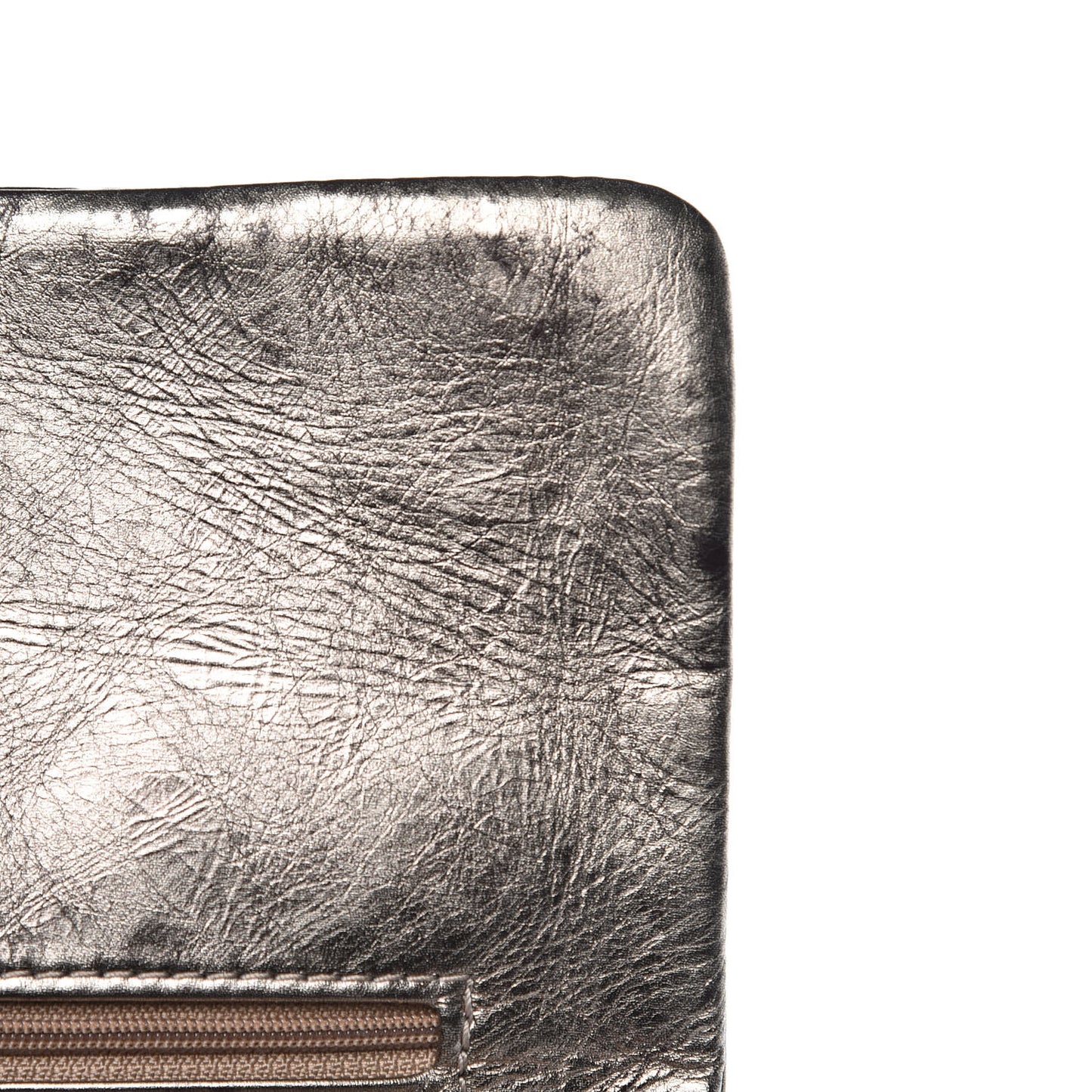 Metallic Aged Calfskin Quilted 2.55 Reissue 227 Flap Gold