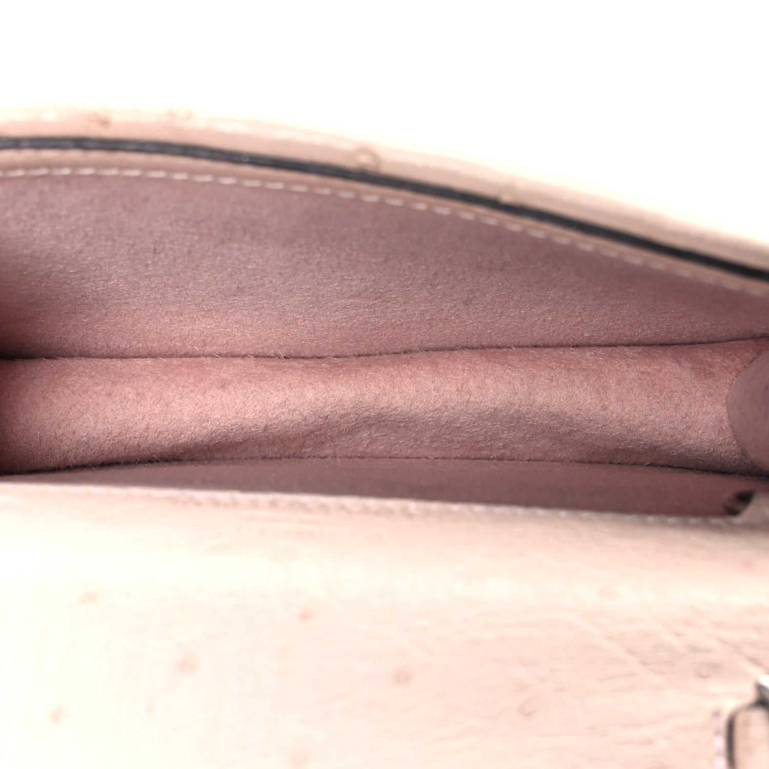 Gucci Ostrich Super Mini Dionysus Shoulder Bag Pink 5 of 9