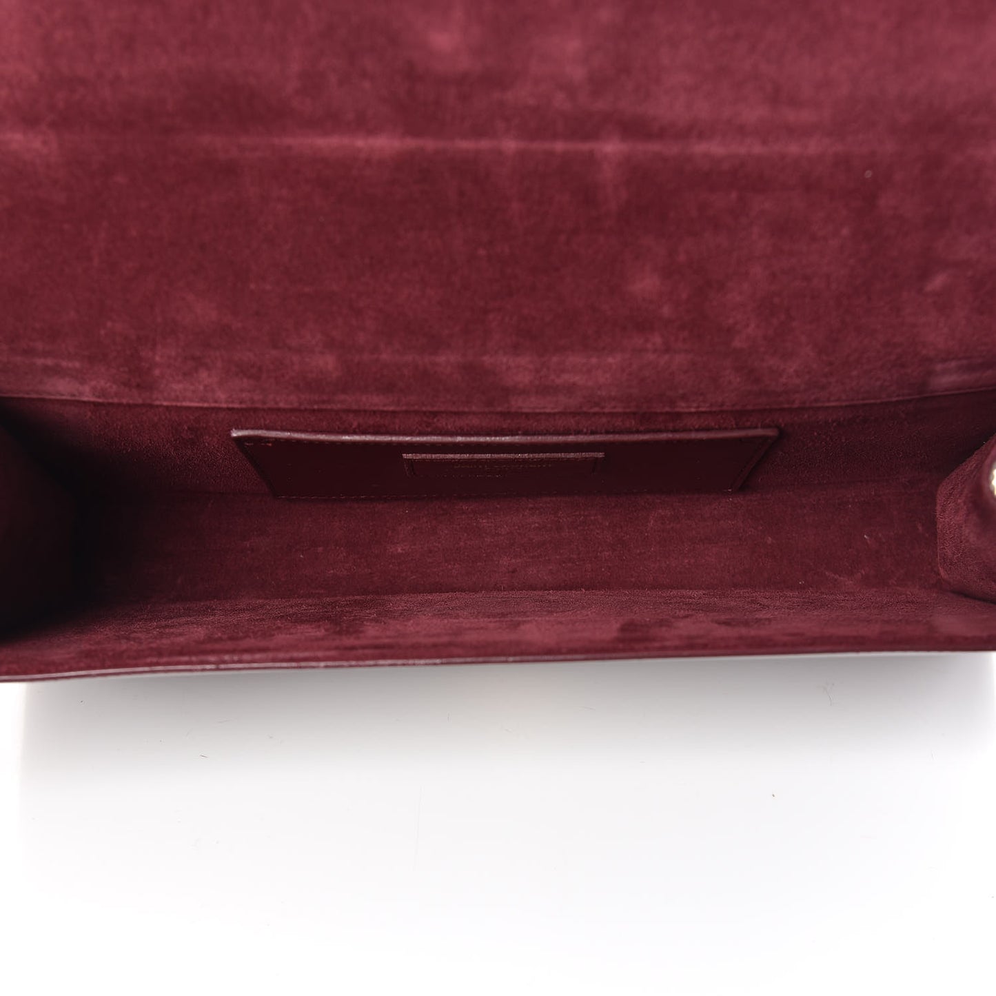 Patent Classic Monogram Cassandre Clutch Dark Red