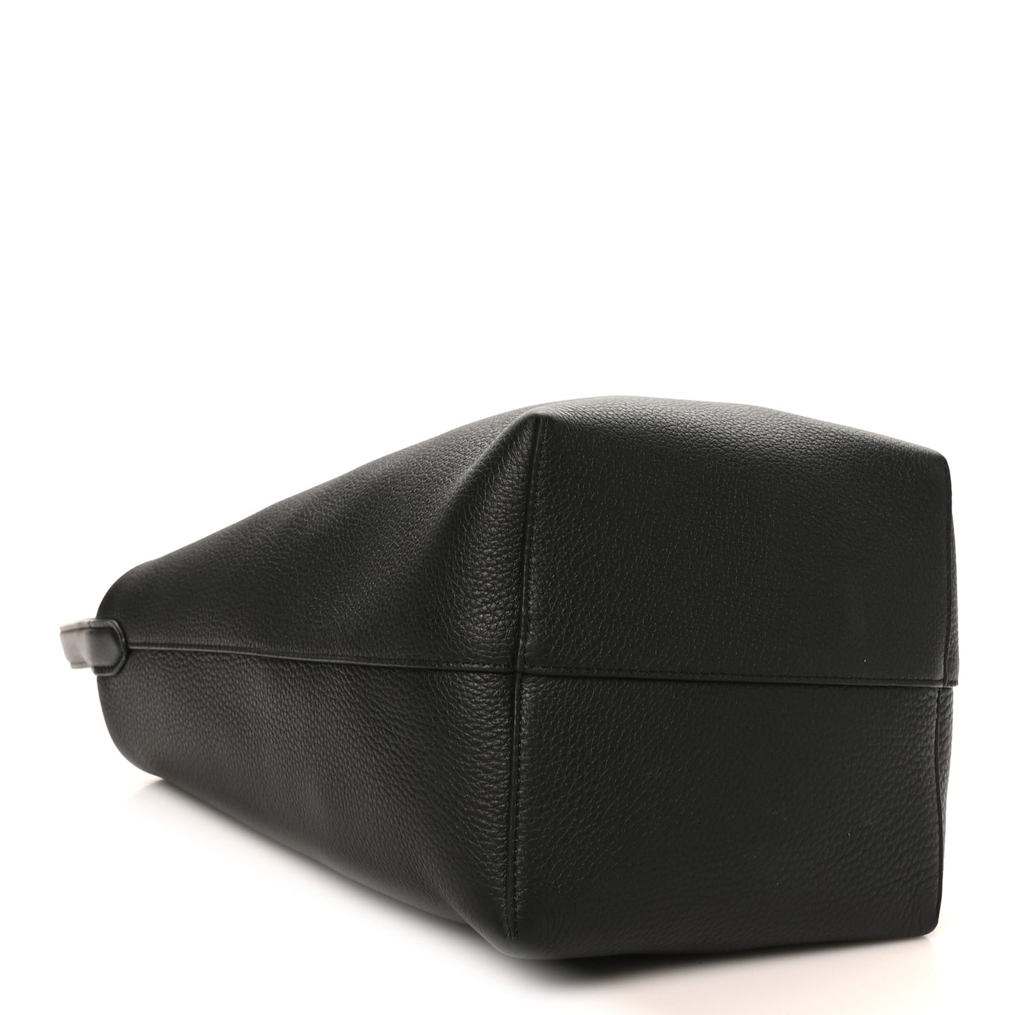 Grained Calfskin Medium N/S Park Tote Black