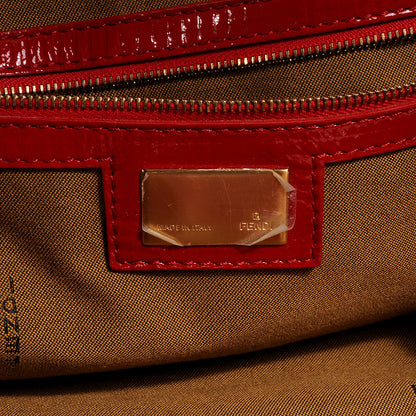 Fendi Vitello Naplak Oversized Bag De Jour Rosso 6 of 9