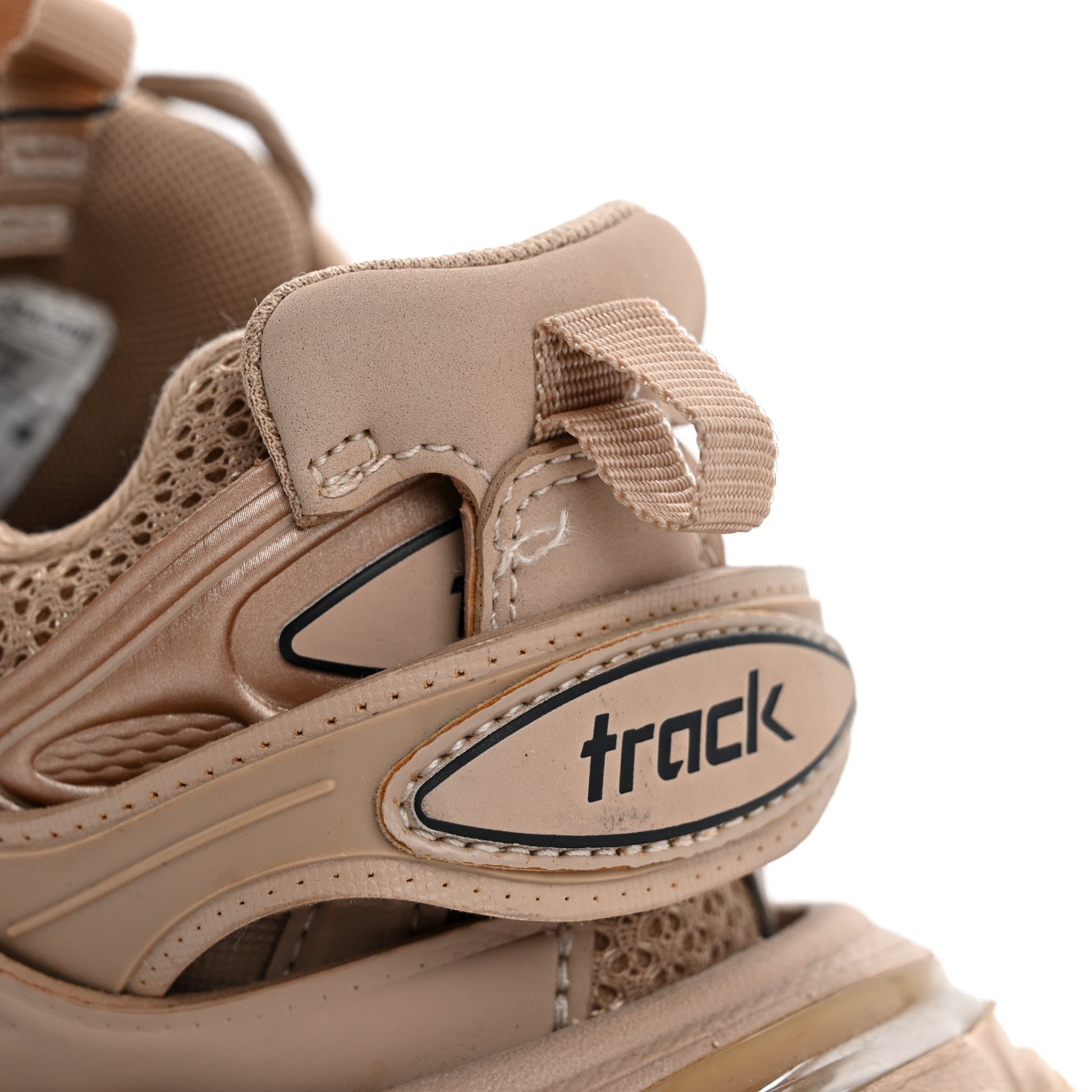 Balenciaga Mesh Rubber Womens Track Sneakers 36 Full Beige 12 of 12