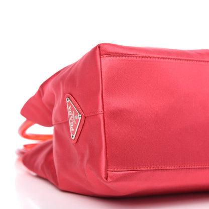 Prada Raso Plexiglass Shoulder Bag Vermiglio 6 of 9