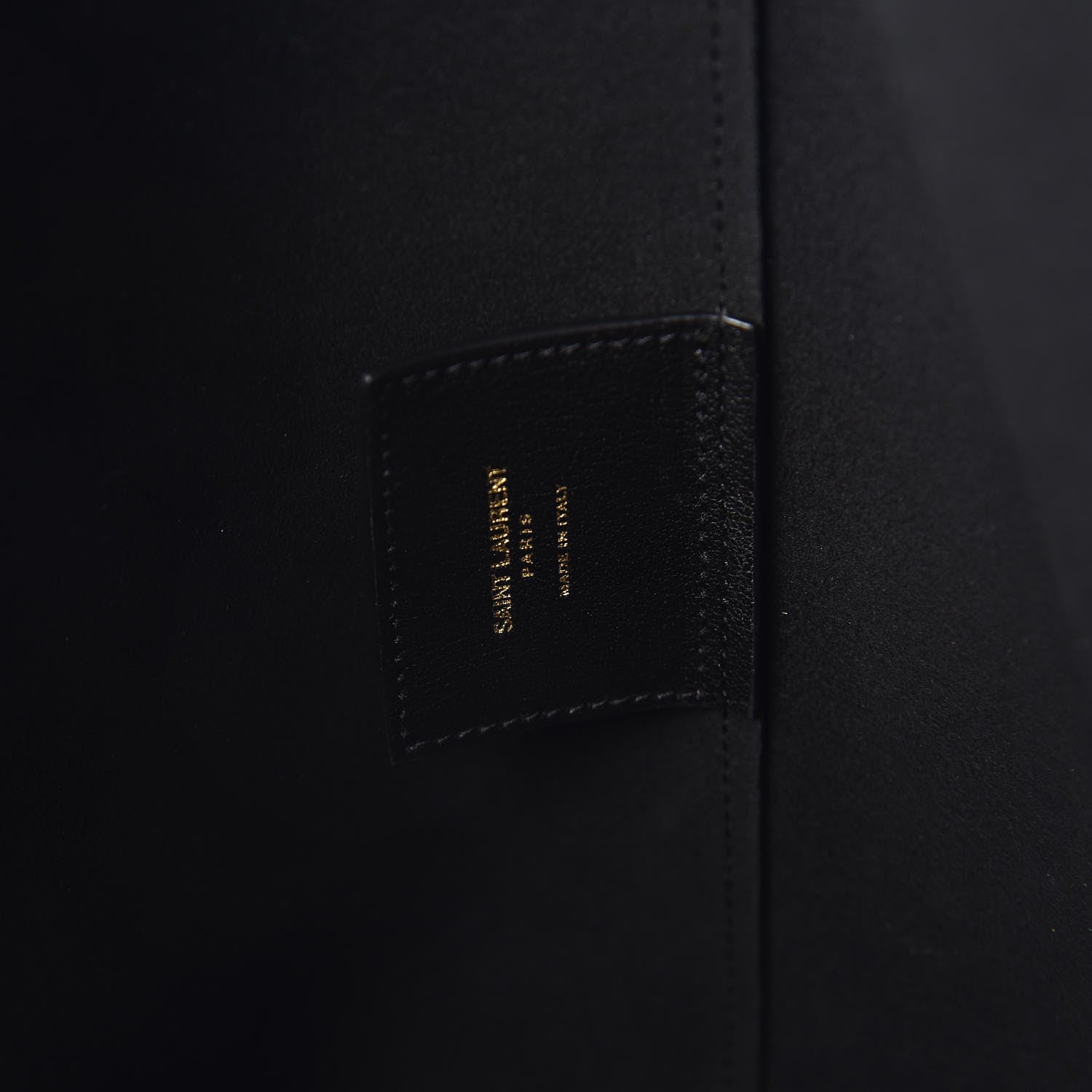 Saint Laurent Calfskin Large Shopping Tote Black 6 of 9