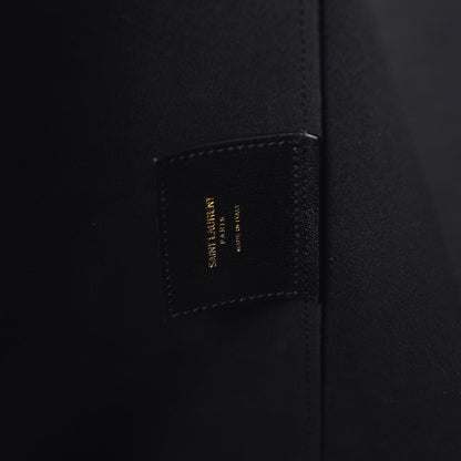 Saint Laurent Calfskin Large Shopping Tote Black 6 of 9