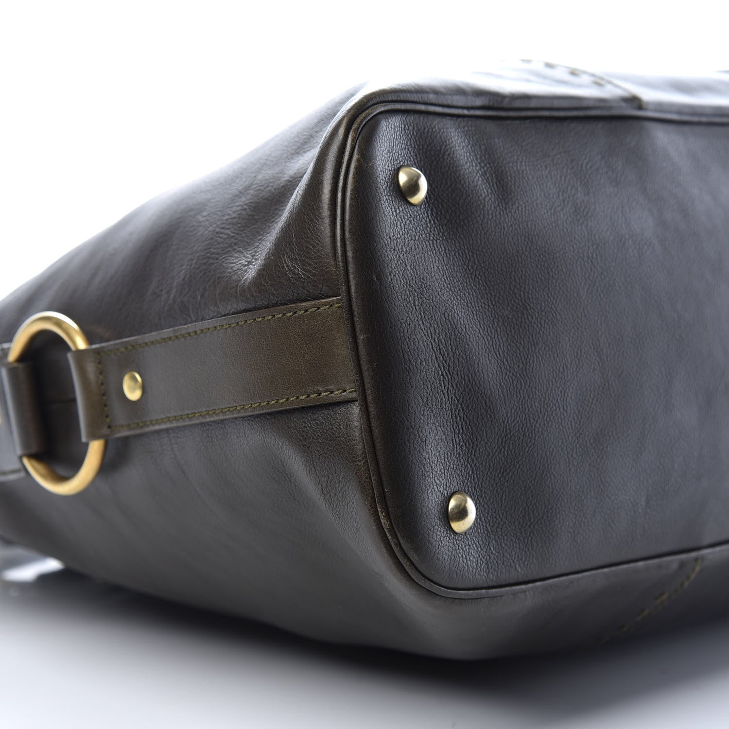 Saint Laurent Calfskin Oversized Muse Brown 8 of 10