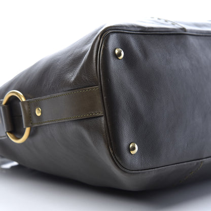 Saint Laurent Calfskin Oversized Muse Brown 8 of 10