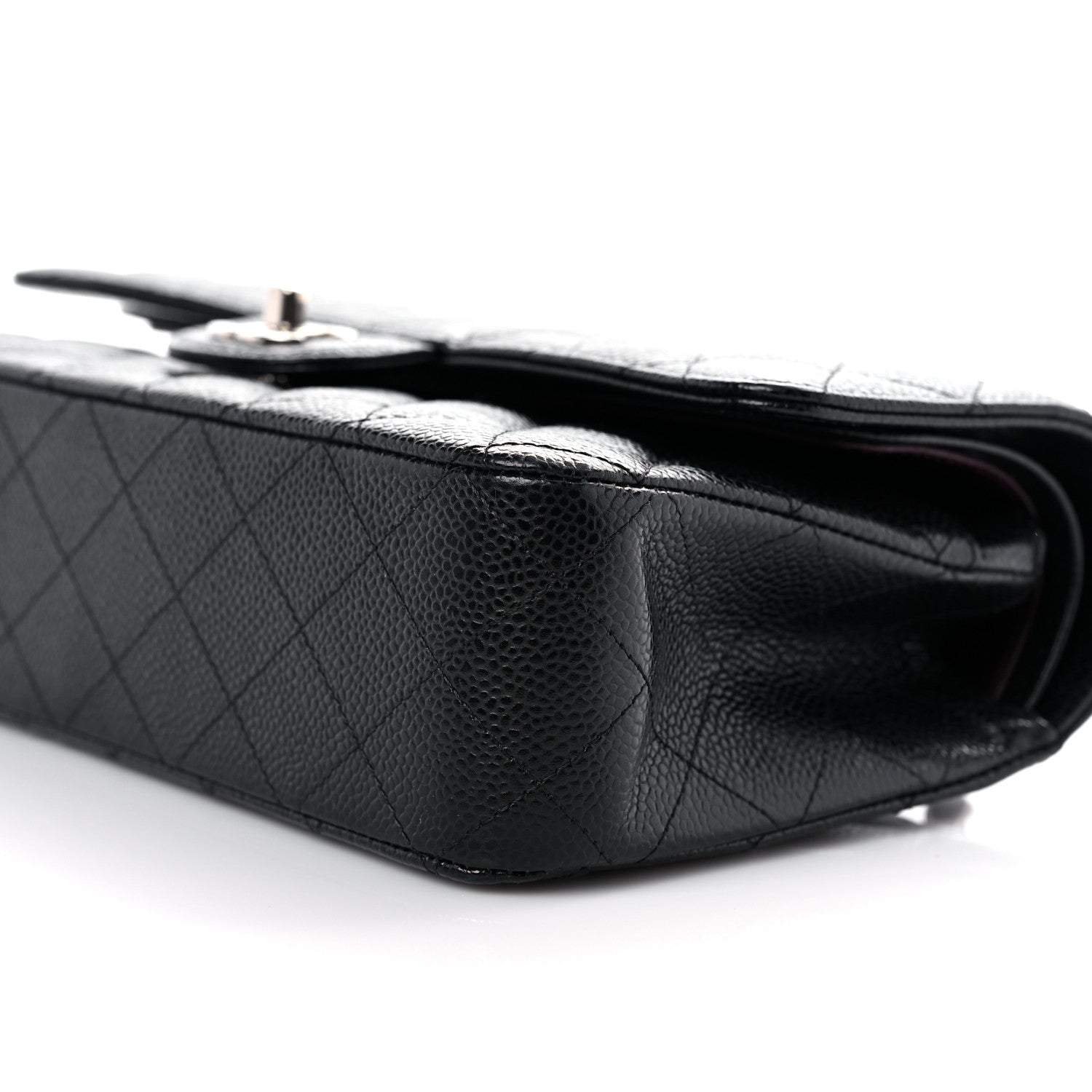 Chanel Caviar Quilted Medium Double Flap Black 9 of 11