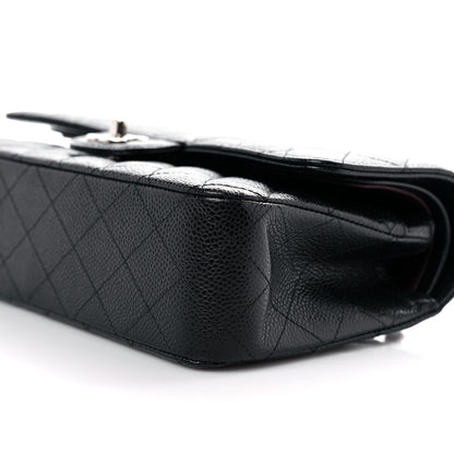 Chanel Caviar Quilted Medium Double Flap Black 9 of 11