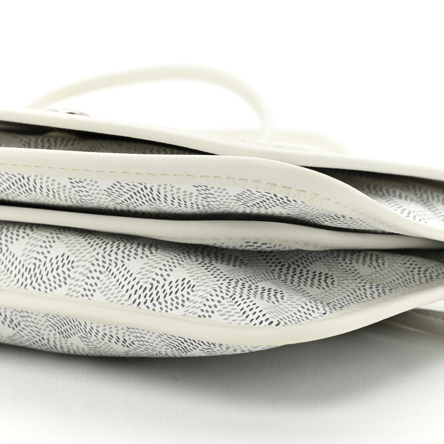 Goyard Goyardine Plumet Wallet Clutch White 10 of 11