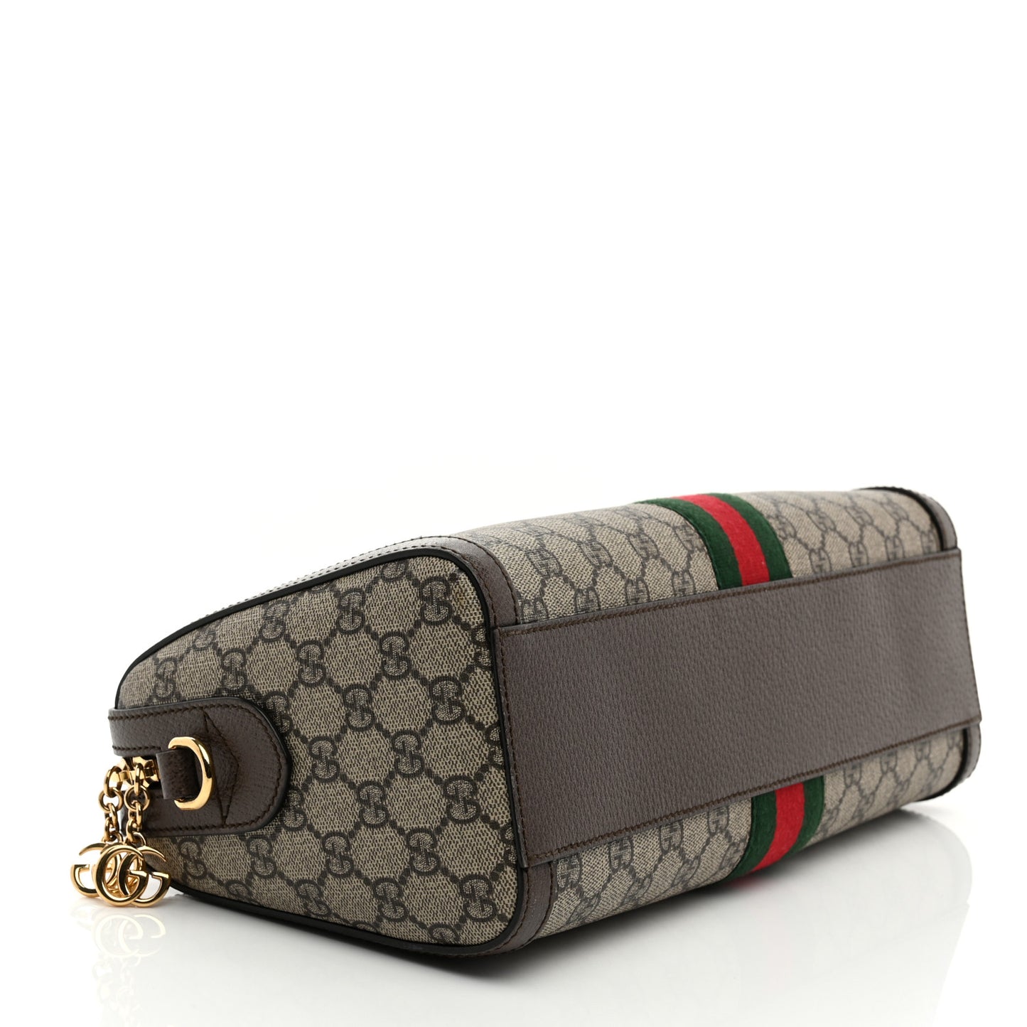 GG Supreme Monogram Web Medium Ophidia Boston Brown