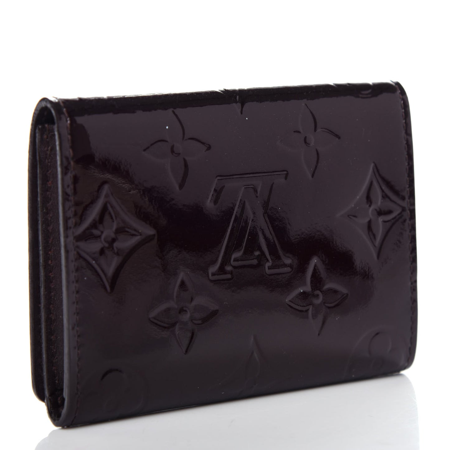 Vernis Business Card Holder Amarante