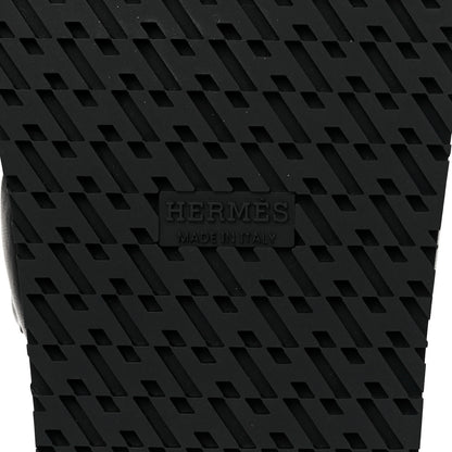 Hermes Nappa Extra Sandals 37.5 Black 12 of 18
