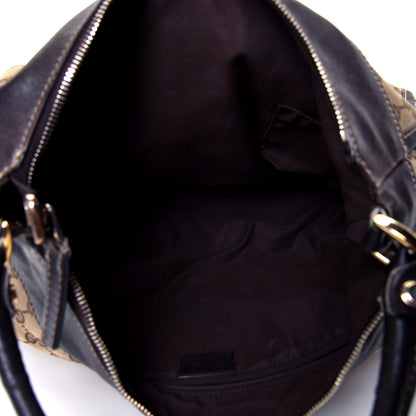 Gucci Monogram Large D Gold Hobo Dark Brown 4 of 4