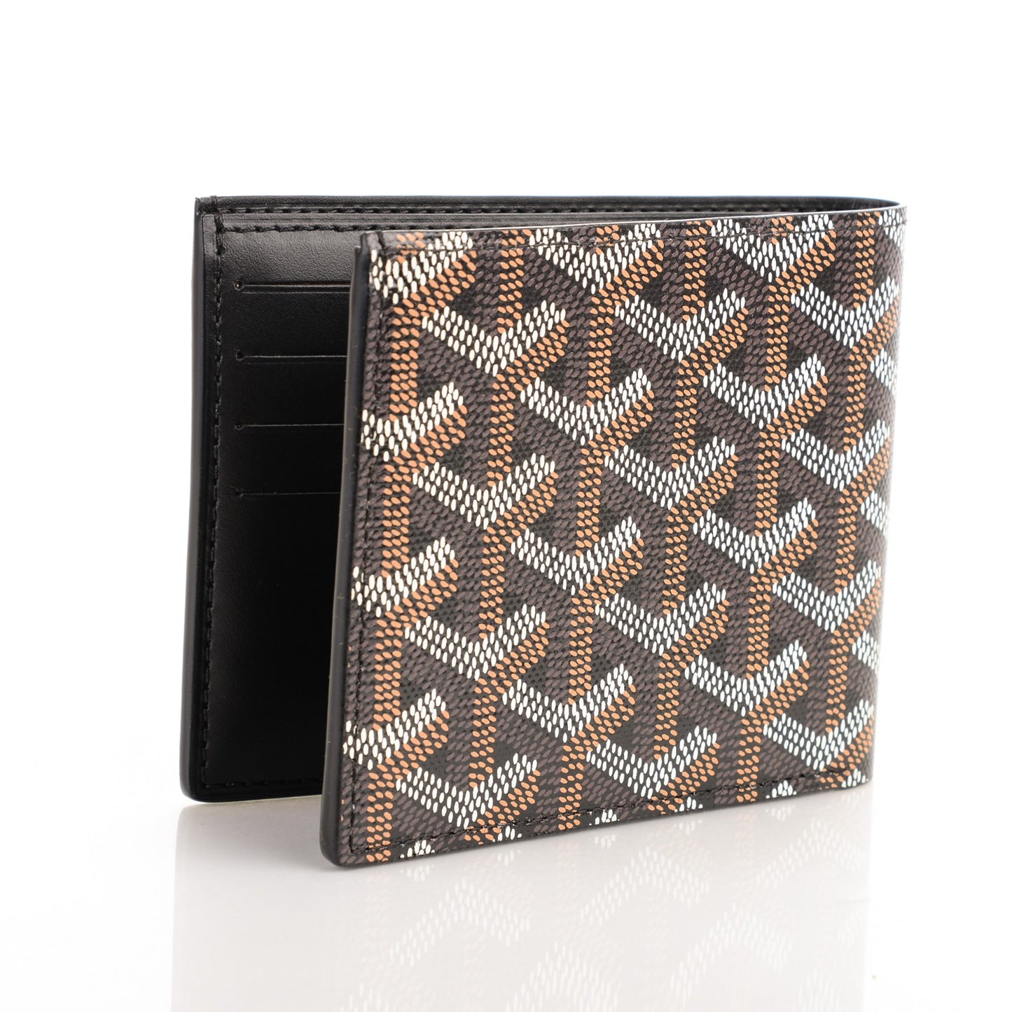 Goyardine Bi-Fold Wallet Black