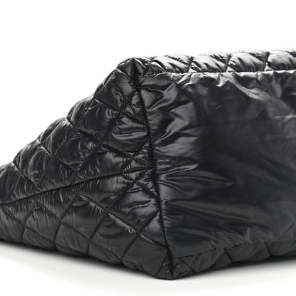 Chanel Nylon Quilted Large Coco Cocoon Tote Black 9 of 13