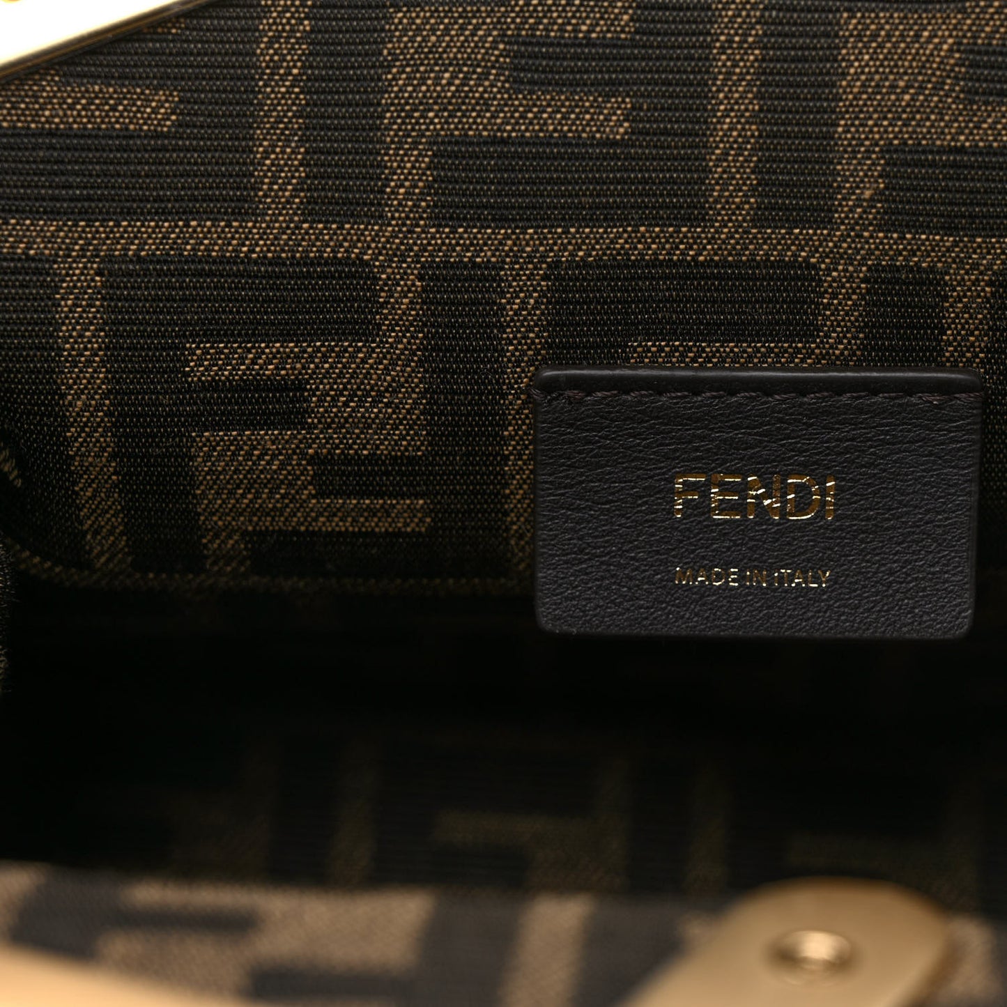 Shiny Nappa Small Fendi First Azzurro Baby