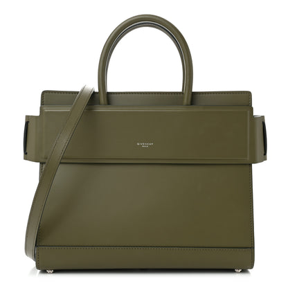 Givenchy Smooth Calfskin Small Horizon Satchel Khaki 1 of 10
