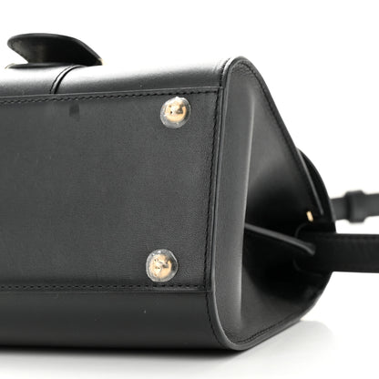 Delvaux Box Calfskin Mini Brillant Satchel Black 10 of 12