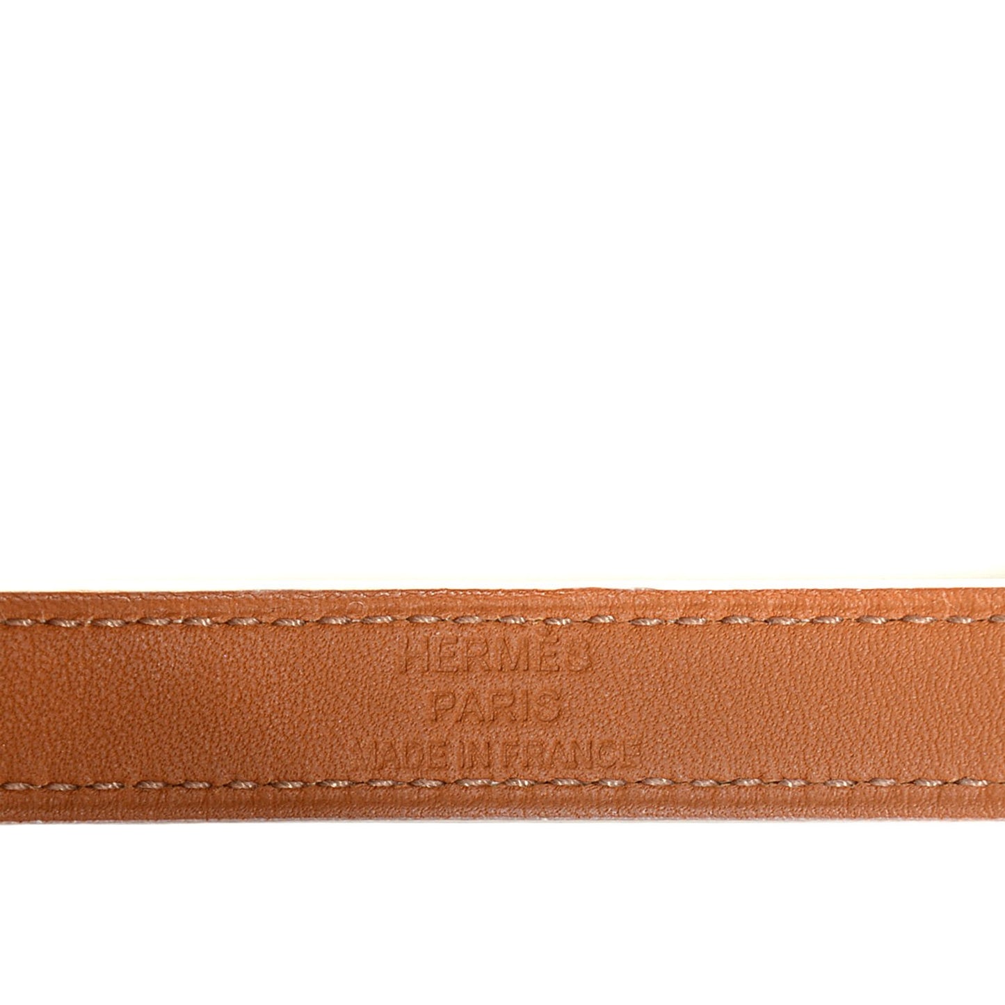 Epsom Kelly Double Tour Bracelet XS White