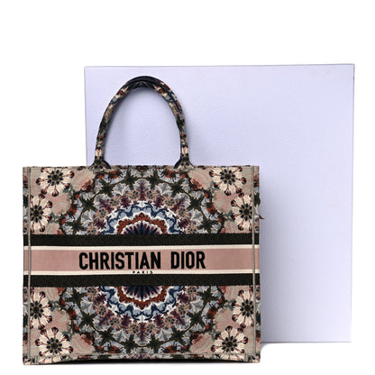 Christian Dior Canvas Embroidered KaleiDioroscopic Book Tote Multicolor 10 of 10