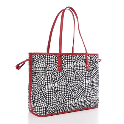 MCM Visetos Medium Liz Reversible Shopper Tote Ruby Red 7 of 11