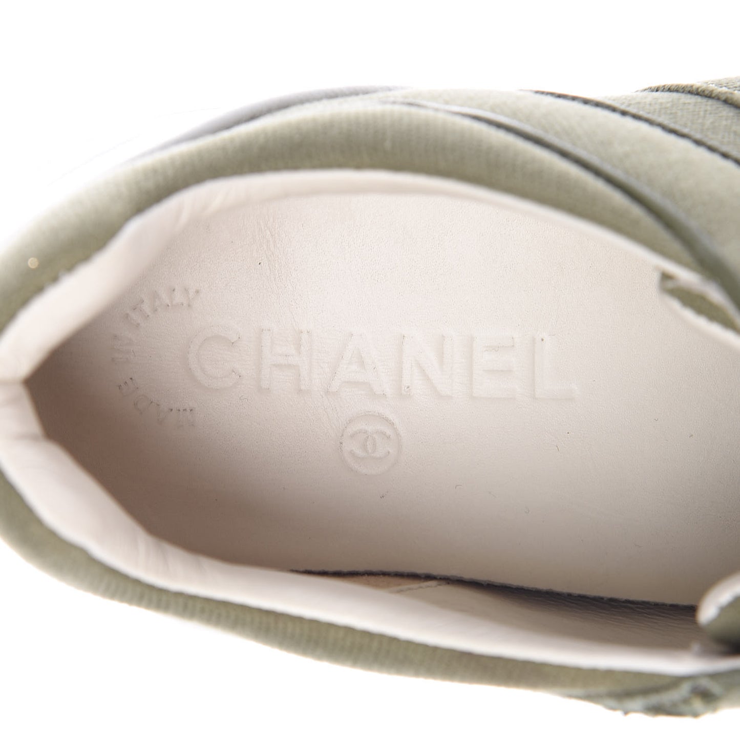 Fabric CC Sneakers 37.5 Khaki