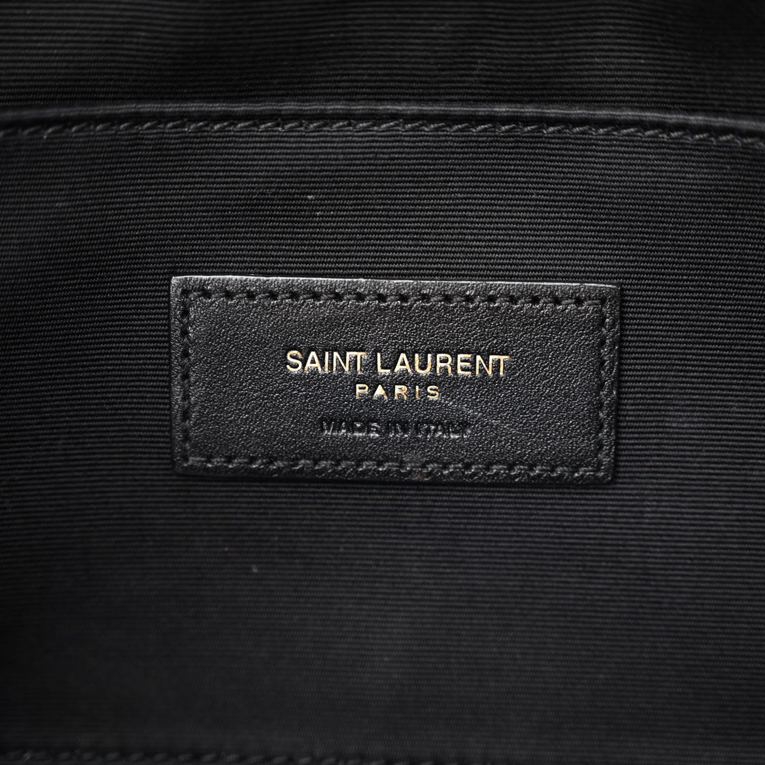 Saint Laurent Grain De Poudre Monogram Belt Bag Black 6 of 12