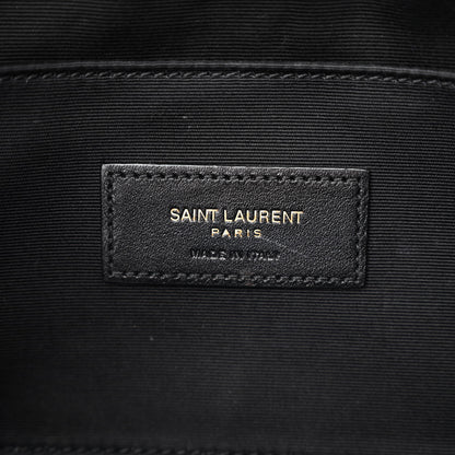 Saint Laurent Grain De Poudre Monogram Belt Bag Black 6 of 12
