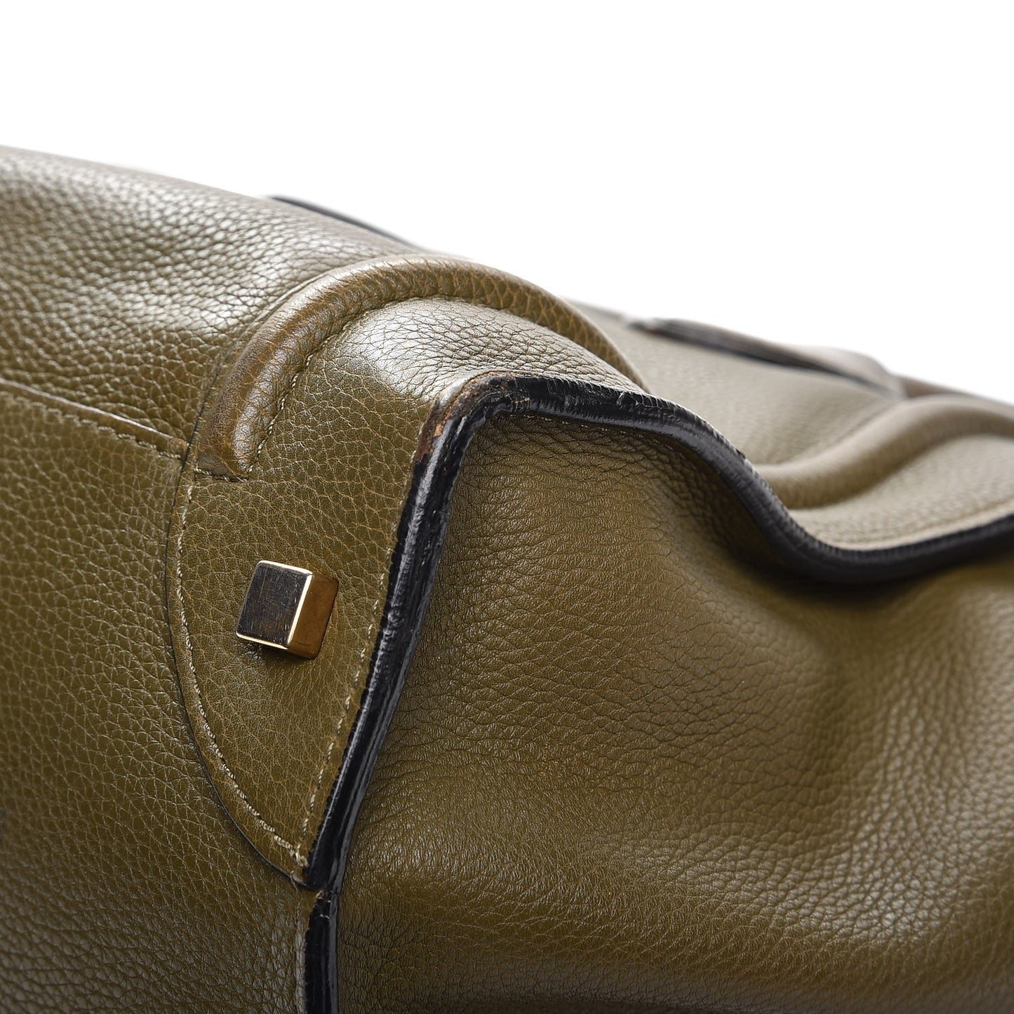 Drummed Calfskin Mini Luggage Jungle