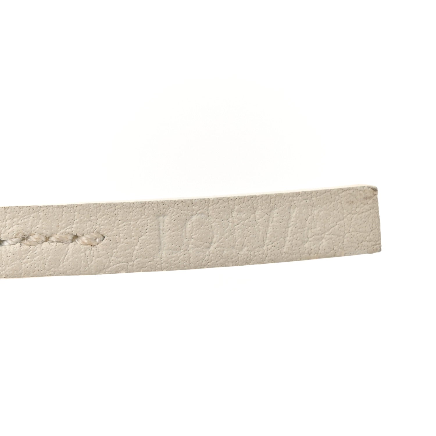 Loewe Calfskin Felt Chow Chow Bag Charm Soft White 3 of 5
