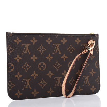 Louis Vuitton Monogram Neverfull MM GM Pochette 3 of 10