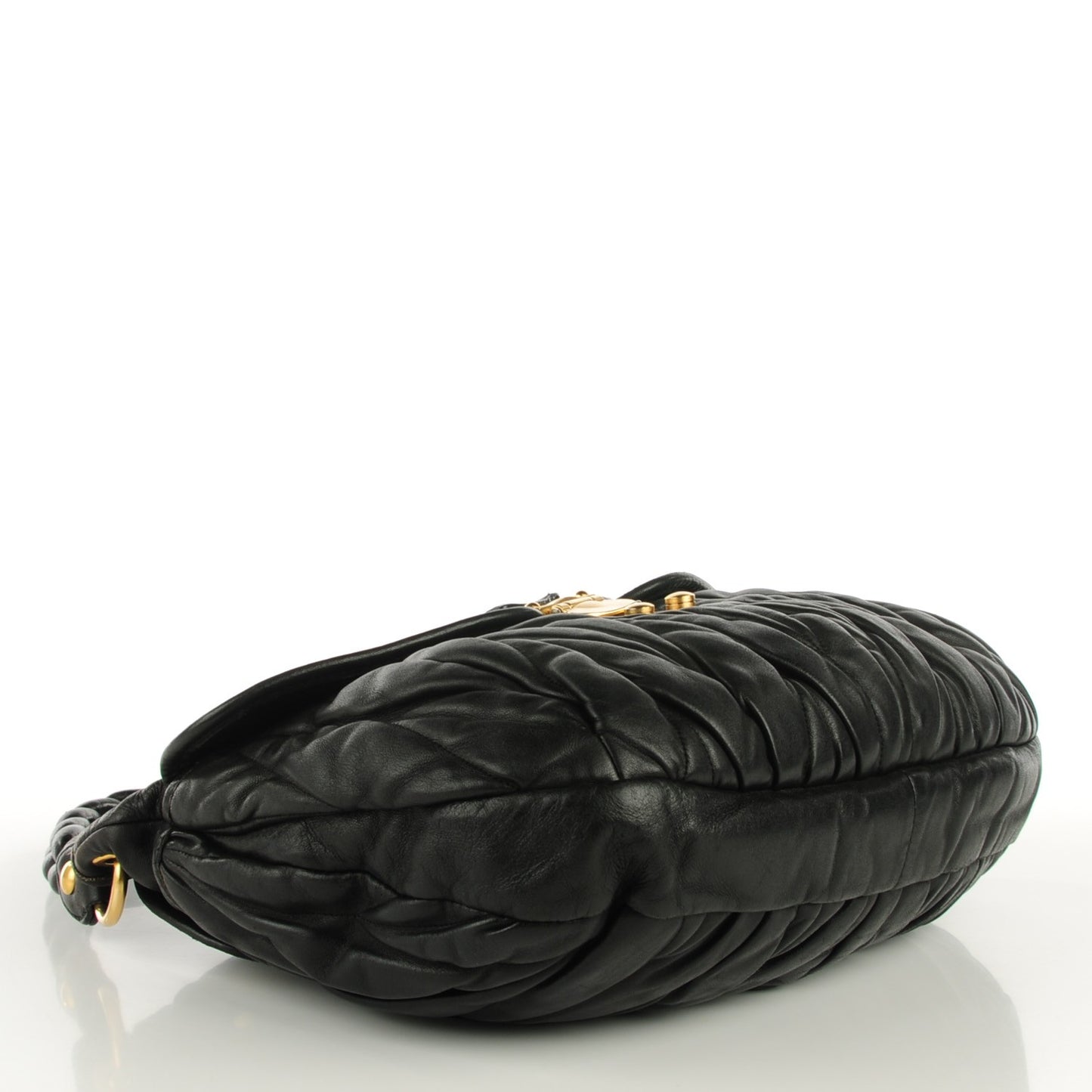 Nappa Matelasse Coffer Hobo Black