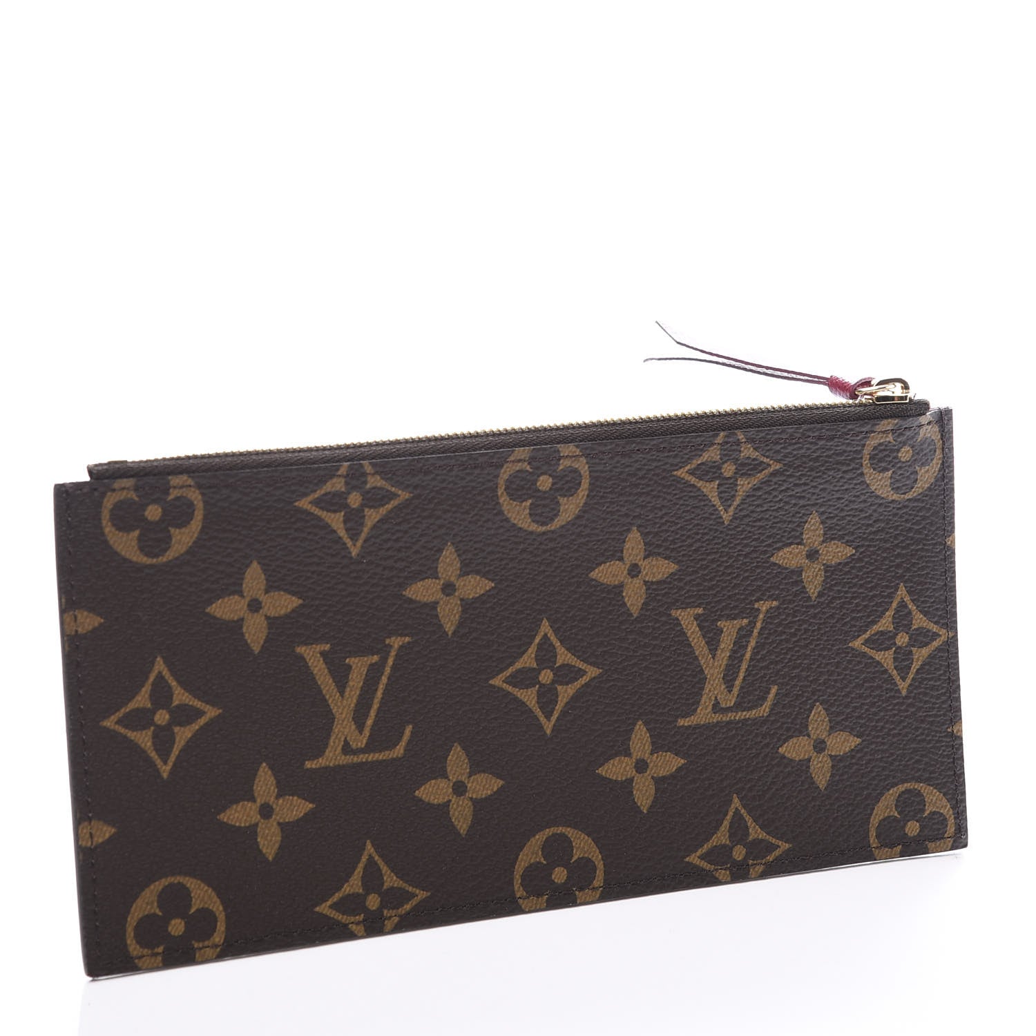 Louis Vuitton Monogram Felicie Chain Wallet Zippered Insert Fuchsia 2 of 7