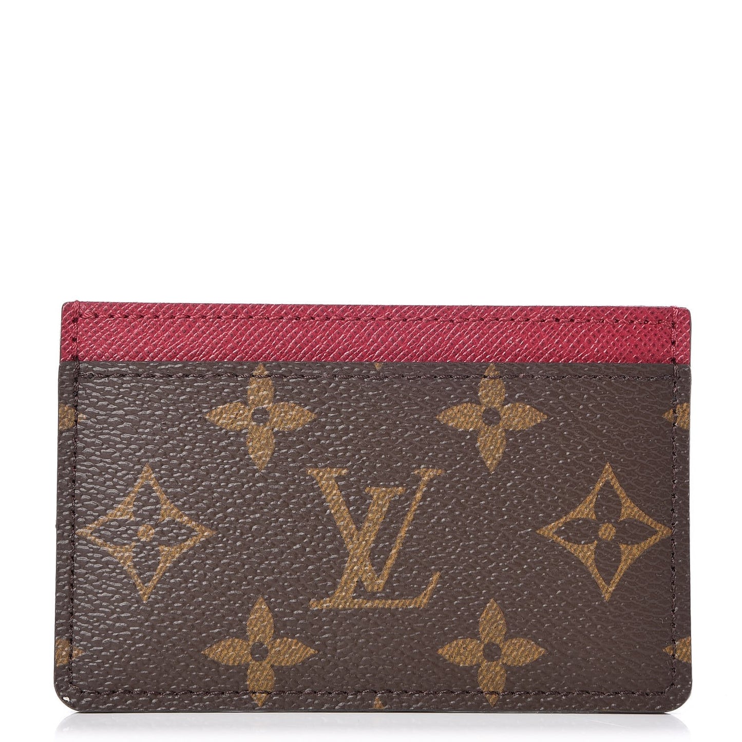 Monogram Card Holder Fuchsia