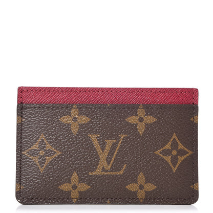 Louis Vuitton Monogram Card Holder Fuchsia 1 of 8