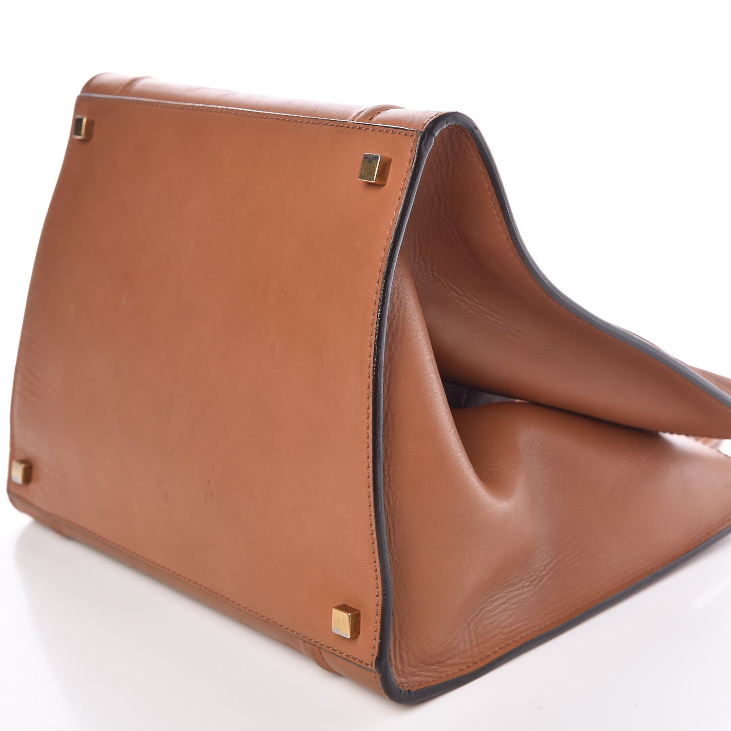 Celine Natural Calfskin Medium Phantom Luggage Tan 15 of 18