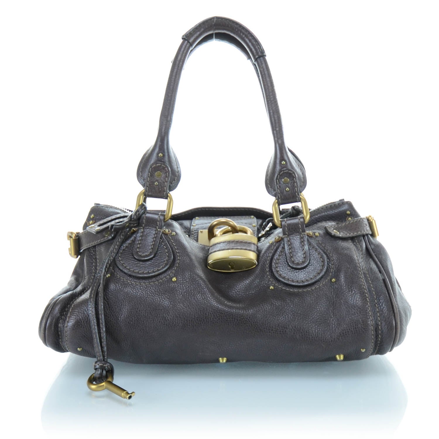 Chloe Leather Paddington Satchel Bordeaux 1 of 9