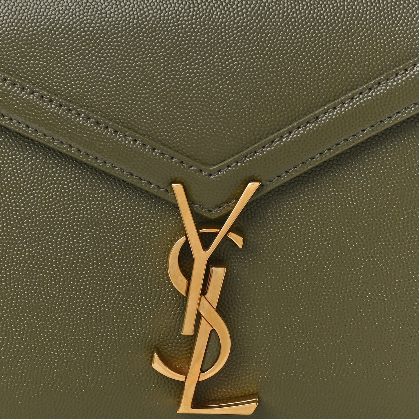 Grain de Poudre Mini Classic Monogram Cassandra Top Handle Olive