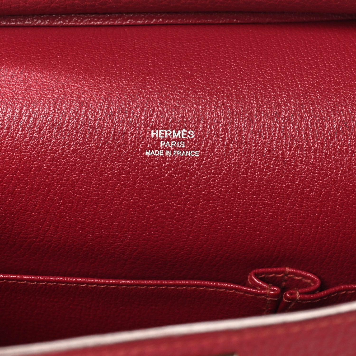 Hermes Taurillon Clemence Jypsiere 28 Rubis 6 of 10
